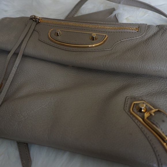 Balenciaga Mini metallic Edge Envelope Clutch - Picture 4 of 5